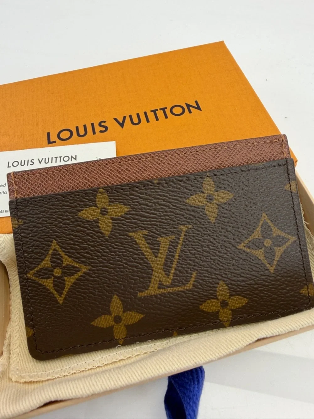 Louis Vuitton NWT Brown Monogram Card Holder